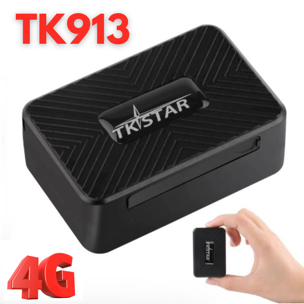 Mini Traceur GPS 4G Puce TK913 Alarme SMS Rappel APP Antivol Étanche GPS  Tracker Aimanté Réseau LTE+GSM Traqueur Voiture, Moto, Vélo, Scooter, Sac