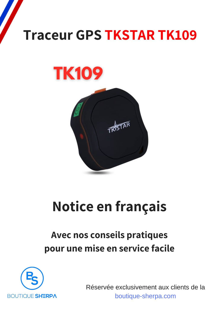 Notice TKSTAR TK109